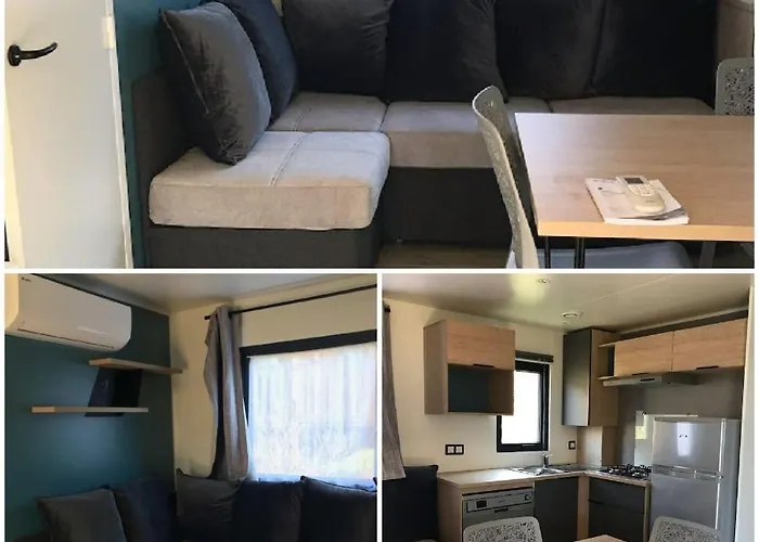 Mobil Neuf Dans Camping 4* Bord Du Du Salagou Szálloda *